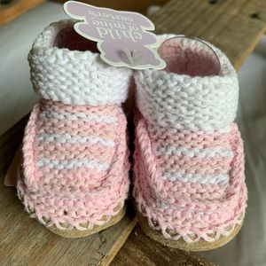 Girls Baby Slippers Size NB